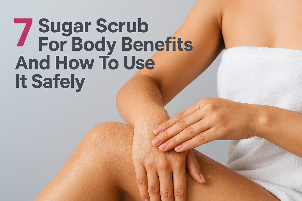 7 Sugar Scrub For Body Benefits And How To Use It Safely