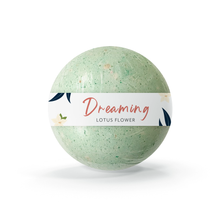 Handmade Bath Bomb by Coorong Candle Co: Dreaming Lotus Flower Bath Bomb.
