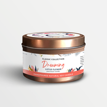 ‘Dreaming’ Lotus Flower 165gm Soy Travel Candle