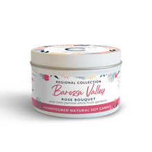 'Barossa Valley’ Rose Bouquet, Regional Collection Soy Travel Candle 165gm