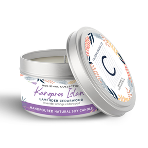 'Kangaroo Island' Lavender, Regional Collection Soy Travel Candle 165gm